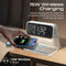 Promate Lumix-15W 3-in-1 Multi-Function LED Alarm Clock w/ 15W Wireless Charger