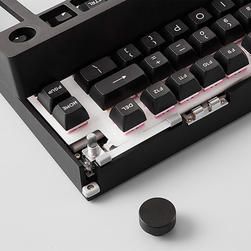 MonsGeek M1 V5 Black & Silver Aluminum Case Multi-Mode RGB Hot-Swappable Mechanical Keyboard