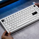 MonsGeek M1 V5 Black on White Aluminum Case Mechanical Keyboard