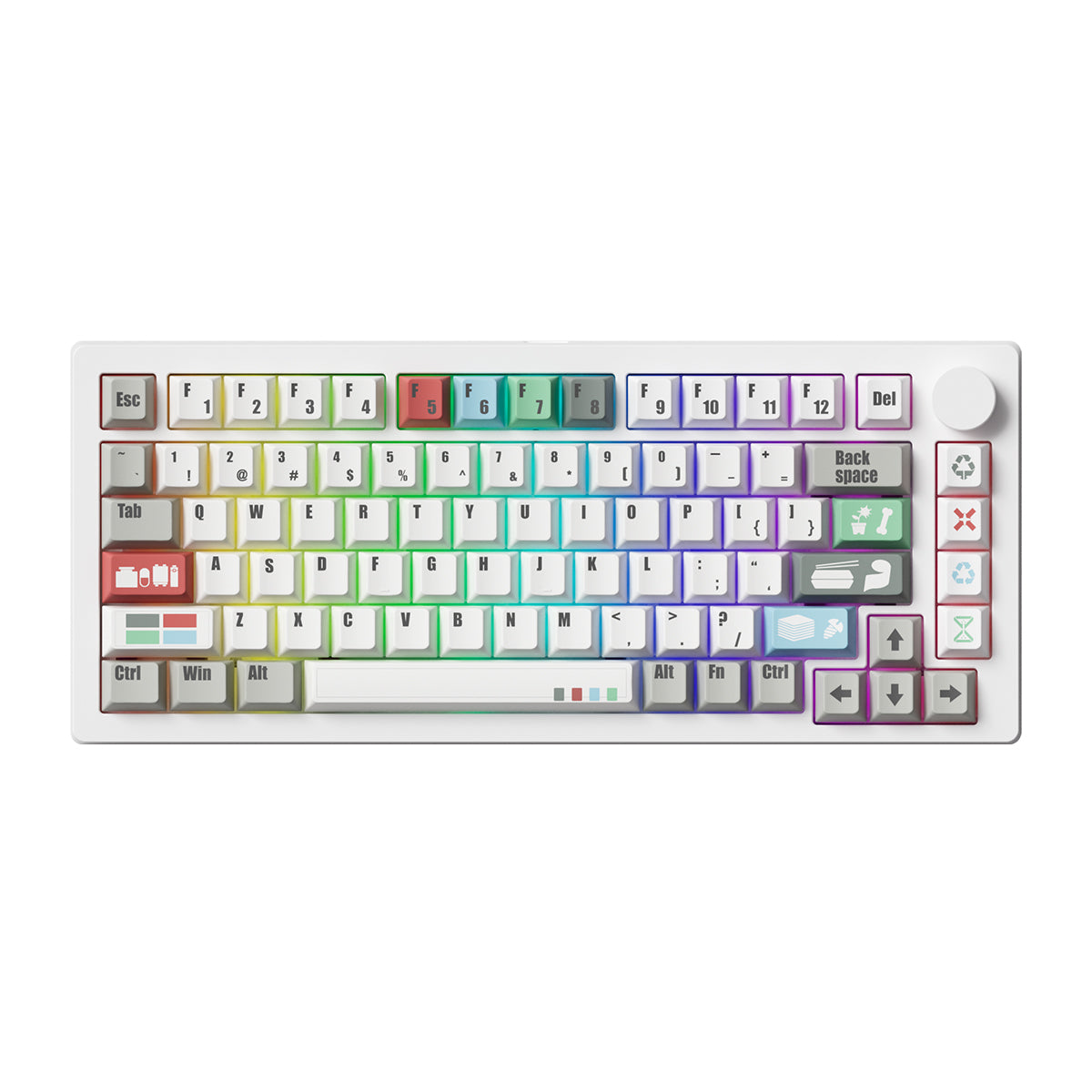 MonsGeek M1 V5 VIA Recycling Aluminum Case Multi-Mode RGB Hot-Swappable Mechanical Keyboard
