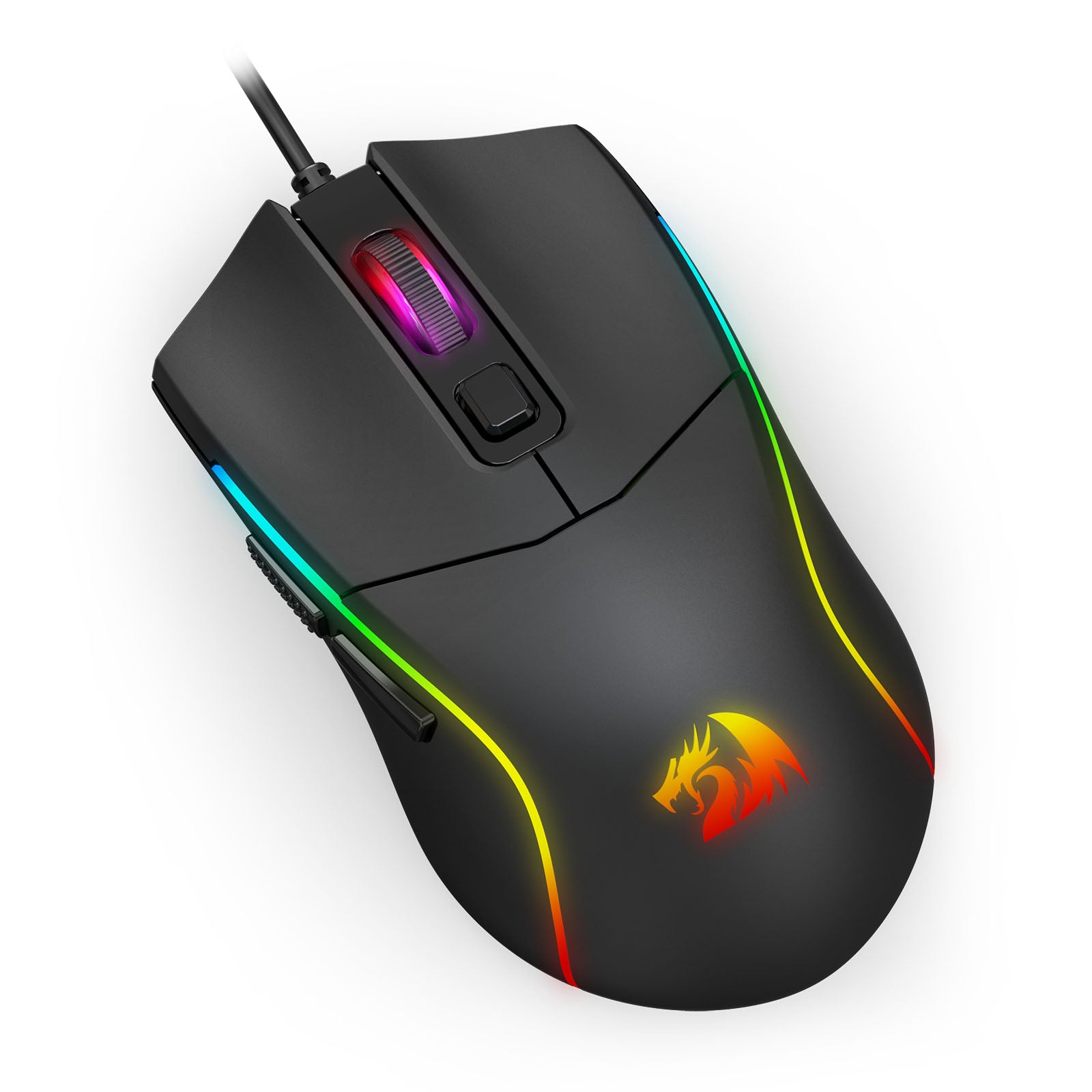 Redragon Bat M731 RGB 10000DPI Wired Gaming Mouse (Black)