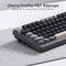 Royal Kludge RK-M75 Tri-Mode RGB 81 Keys Hot-Swappable Mechanical Keyboard Phantom (Blue Switch, Brown Switch, K Silver Switch)
