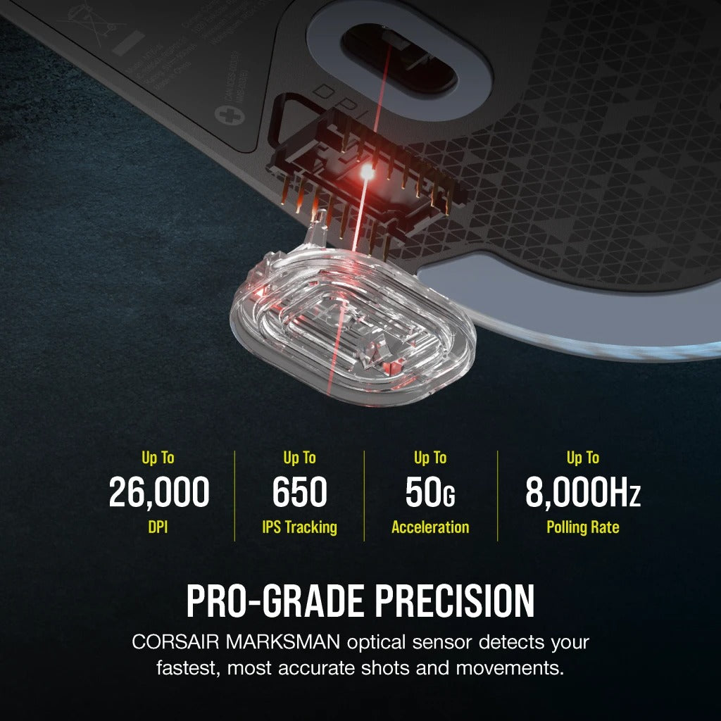 Corsair M75 Lightweight RGB Gaming Mouse (Black)