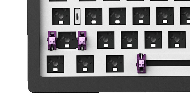 Monsgeek M7W DIY Kit Aluminum Case Multi-Modes RGB Hot-Swappable Mechanical Keyboard