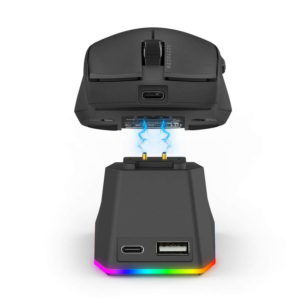 Redragon K1ng Max 45000 DPI 3-Mode RGB Wireless Gaming Mouse