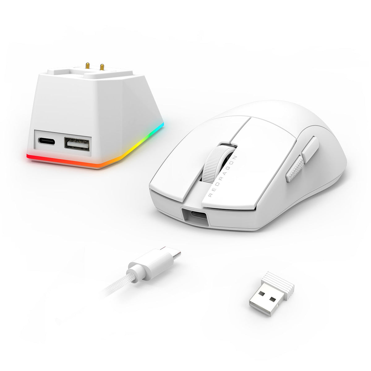 Redragon K1ng Max 45000 DPI 3-Mode RGB Wireless Gaming Mouse