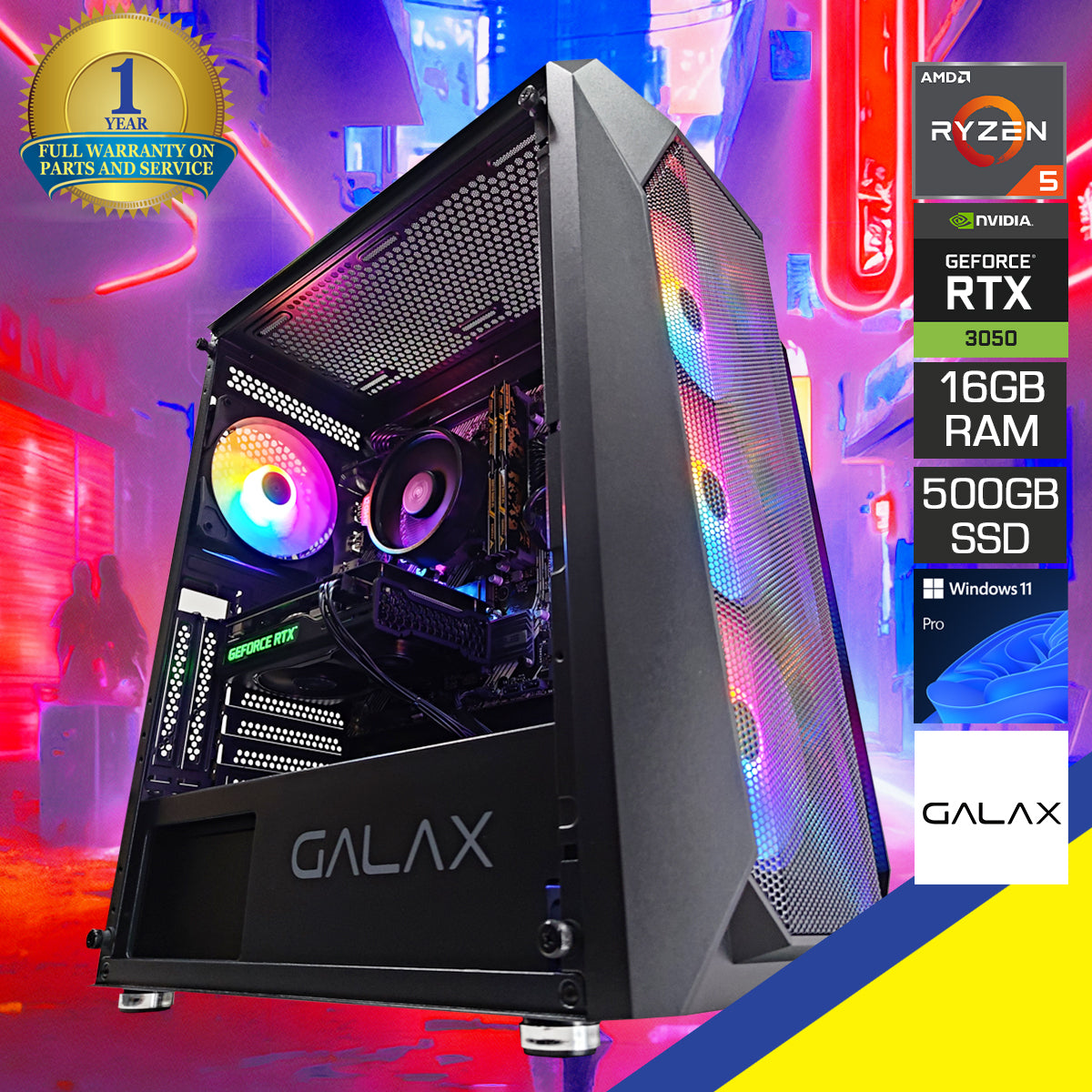 Alpha Revolution 5 Black Desktop Gaming PC | DataBlitz