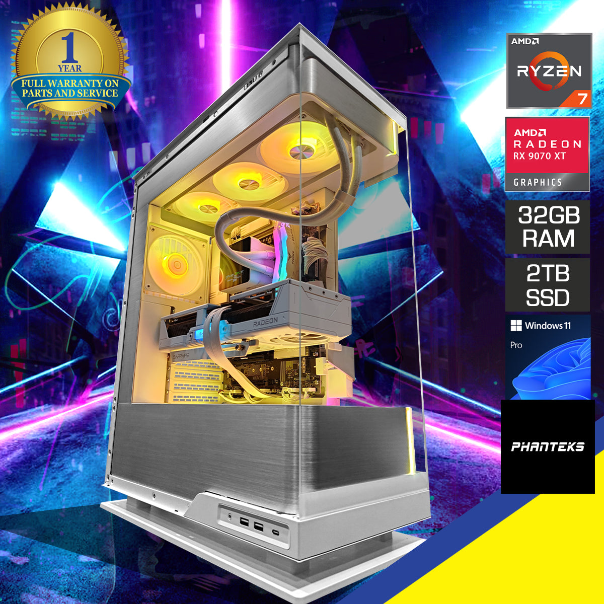 Ultra Evolv White Desktop Gaming PC