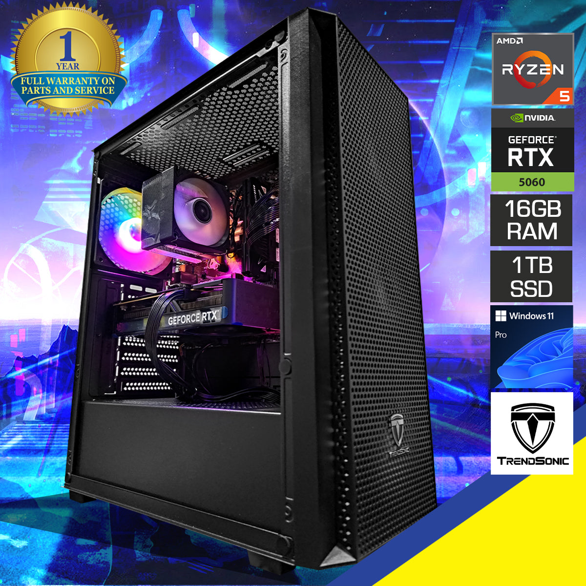 Sigma Breeze Black Desktop Gaming PC