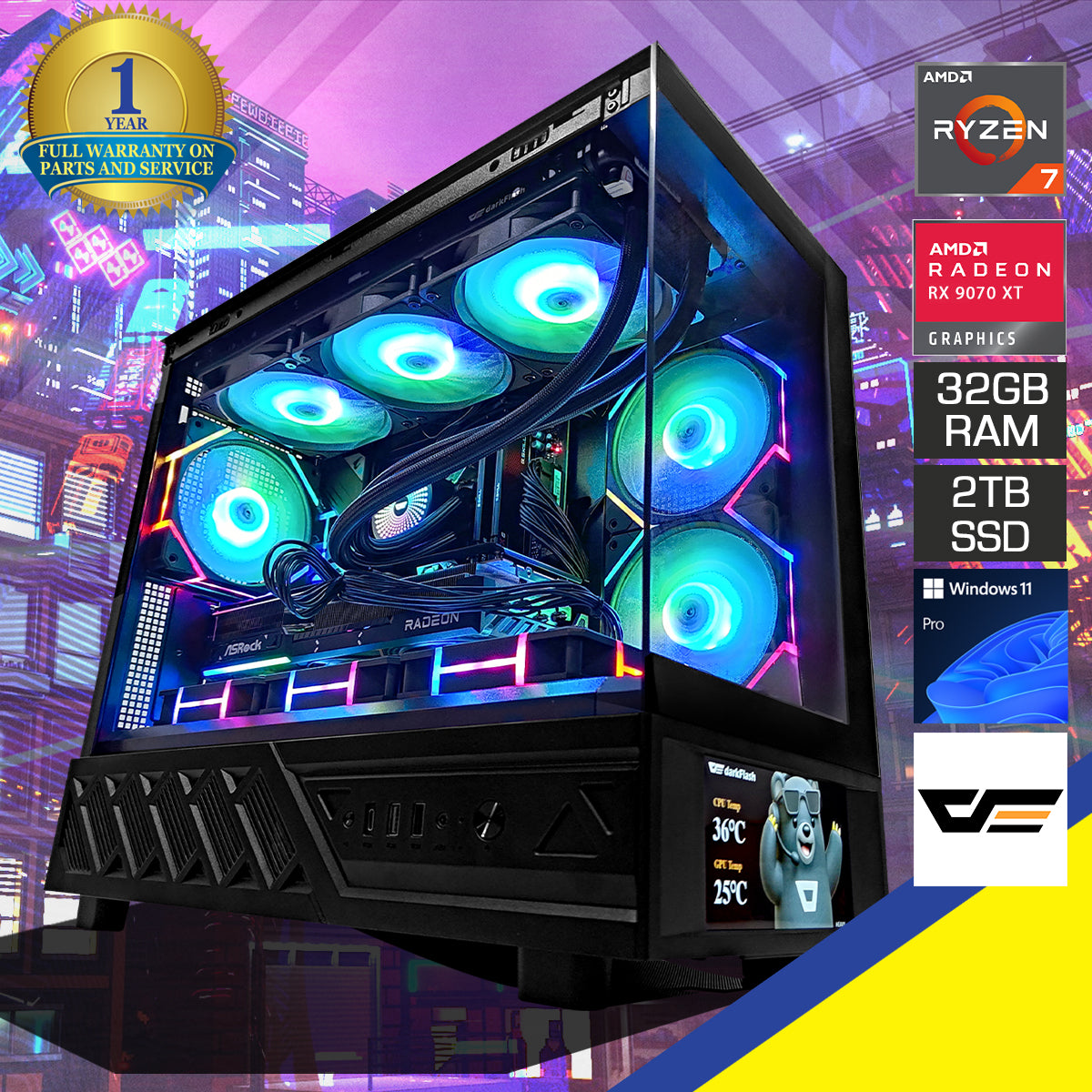 Ultra DS950MV Black Desktop Gaming PC