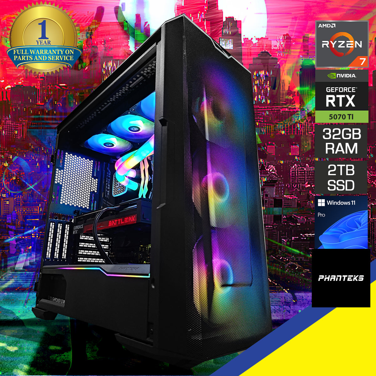 Ultra Eclipse Black Desktop Gaming PC