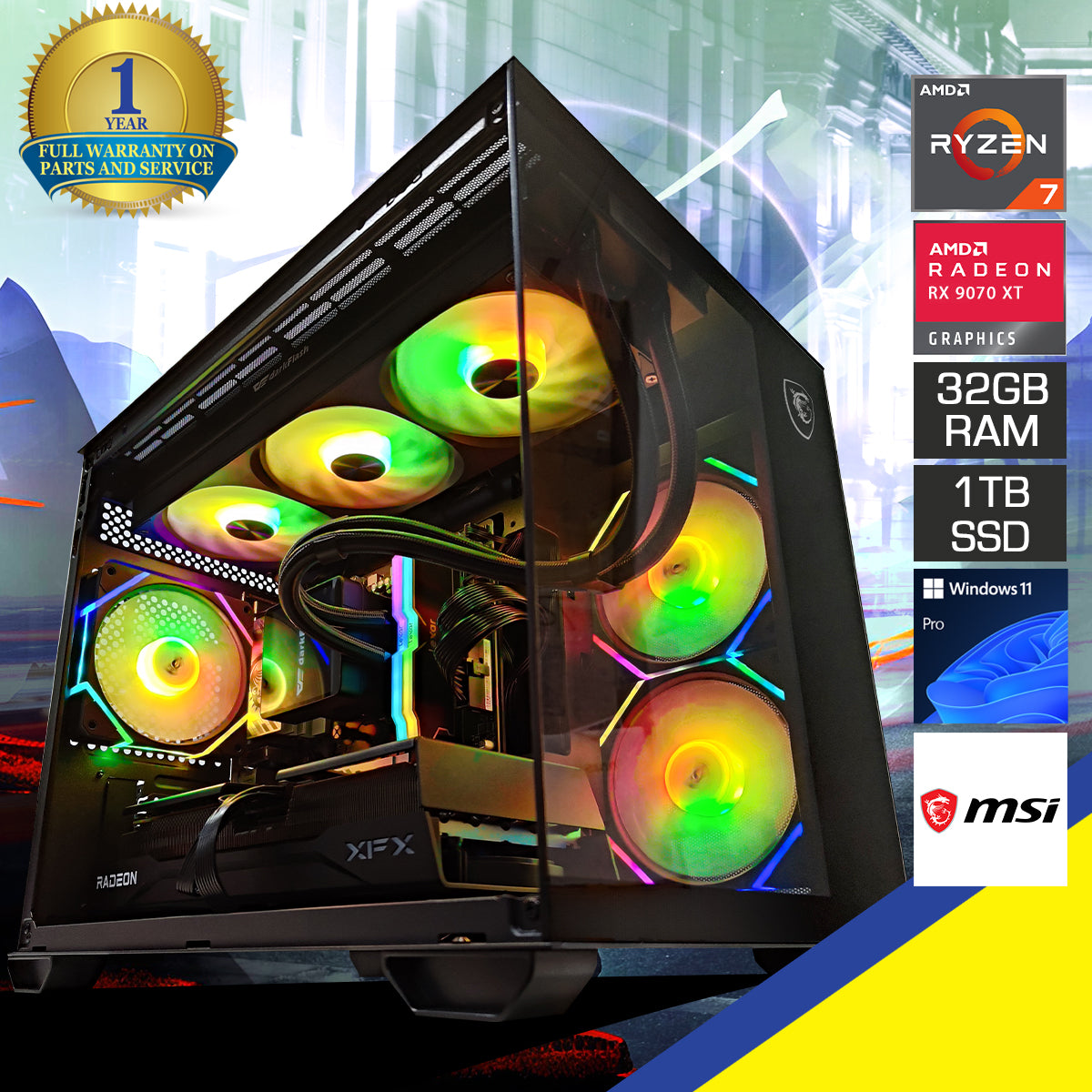 Optima Pro PANO Black Desktop Gaming PC
