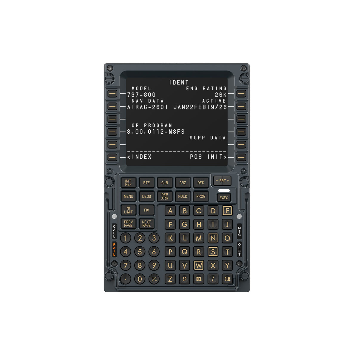 Moza Flight MB7F Flight Computer Display (AS026)