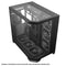 Coolman Zentra Luxe ATX Vision PC Case (Black, White)