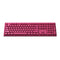 Akko MG108B Rose Red Multi-Mode RGB Hot-Swappable Mechanical Keyboard