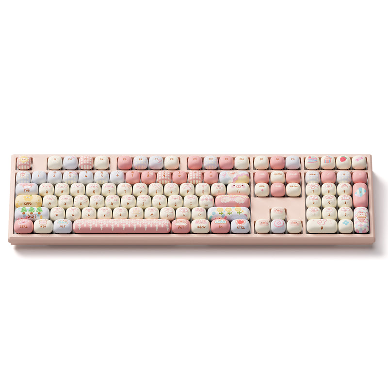 Akko x MonsGeek MG108B Piggy Party Multi-Mode RGB Hot-Swappable Mechanical Keyboard