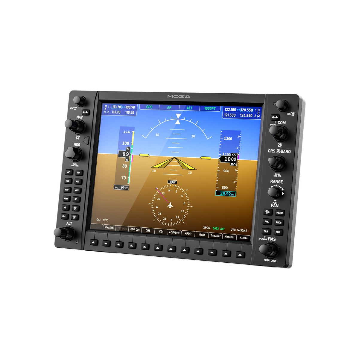 Moza Flight MGX1000 Instrumental Panel (AS024)