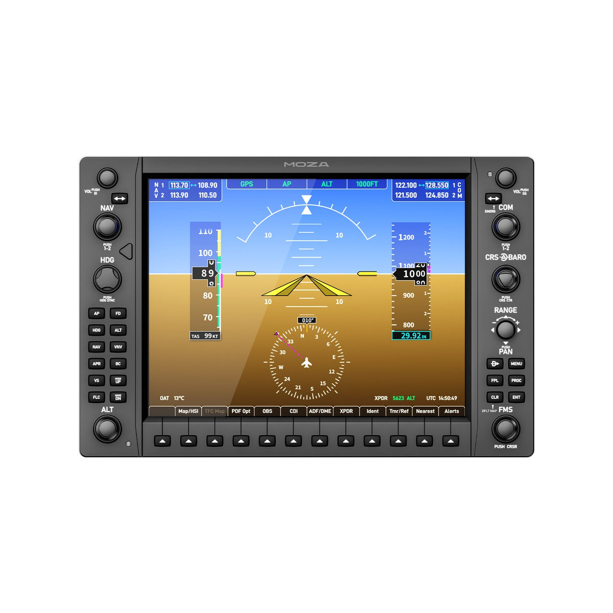 Moza Flight MGX1000 Instrumental Panel (AS024)