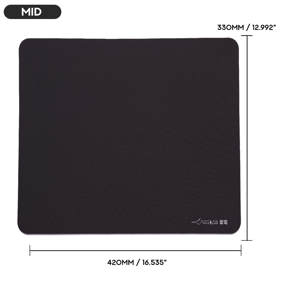 Artisan Raiden Classic Gaming Mousepad MID XL (Coffee Brown) 