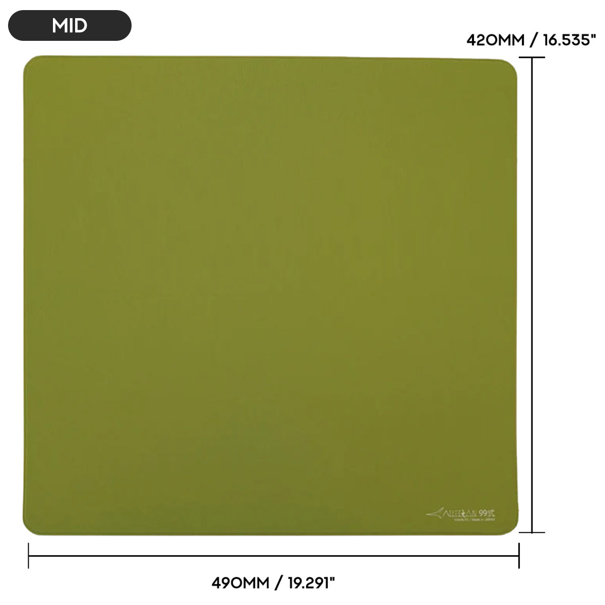 Artisan Ninja FX Type-99 Gaming Mousepad  - Matcha (XSOFT, SOFT, MID) (L, XL, XXL)