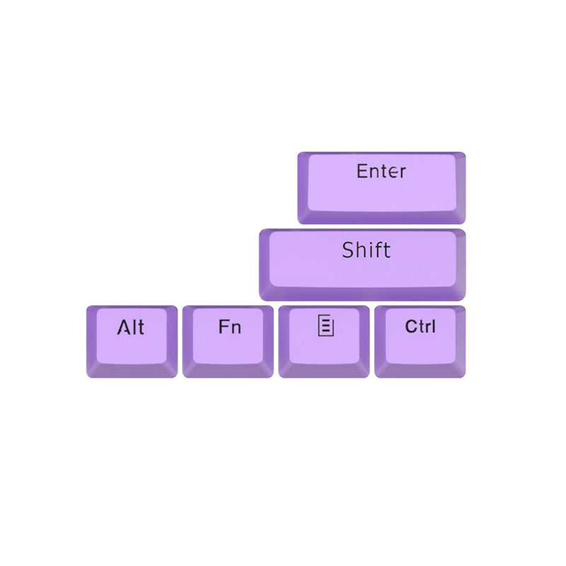 Royal Kludge PBT Dye Sublimation 6 Keys (Purple) (Mini-14)