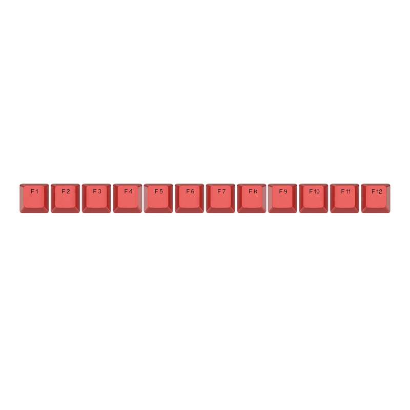 Royal Kludge PBT Dye Sublimation 12 Keys (Red) (Mini-15)