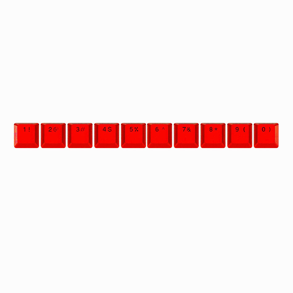 Royal Kludge PBT Dye Sublimation 10 Keys (Red) (Mini-19)