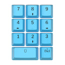 Royal Kludge PBT Dye Sublimation 11 Keys (Blue) (Mini-21)