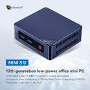 Beelink Mini S12-LP Intel N95 Processor 12GB RAM 480GB SSD Mini PC