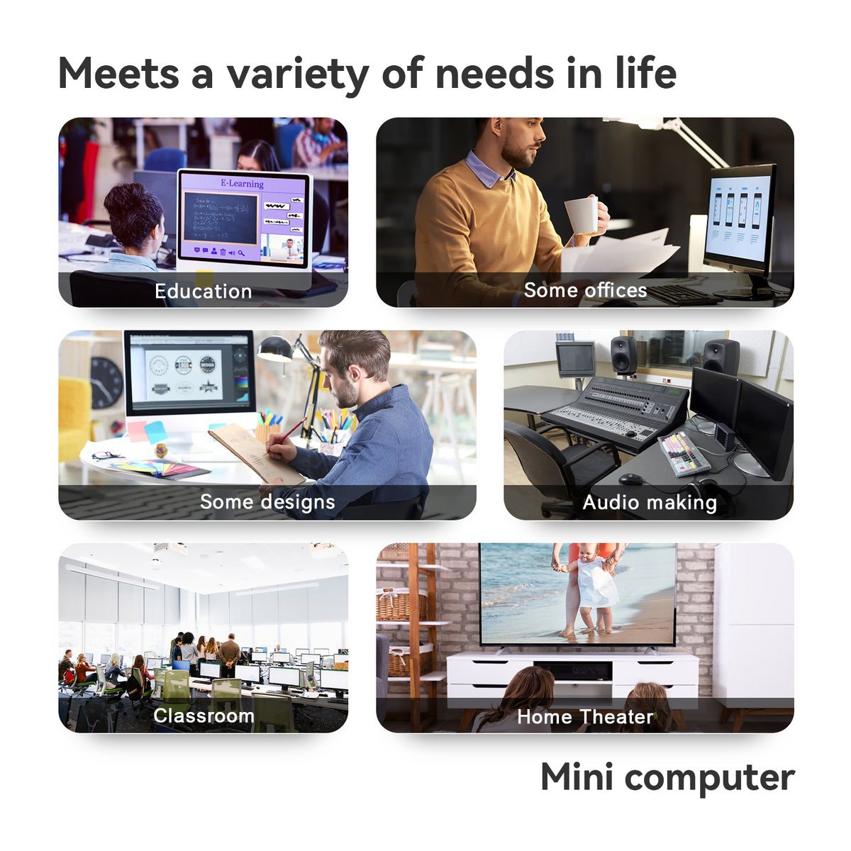 Beelink Mini S12-LP Intel N95 Processor 12GB RAM 480GB SSD Mini PC
