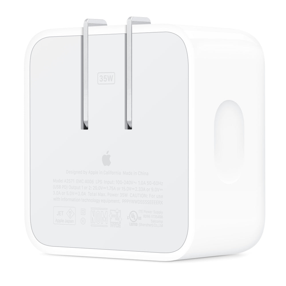 Apple 35W Dual USB-C Port Compact Power Adapter | DataBlitz