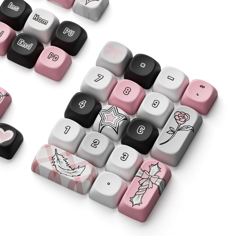 Akko Dark Angel Keycap Set MOA Profile 140 Keys