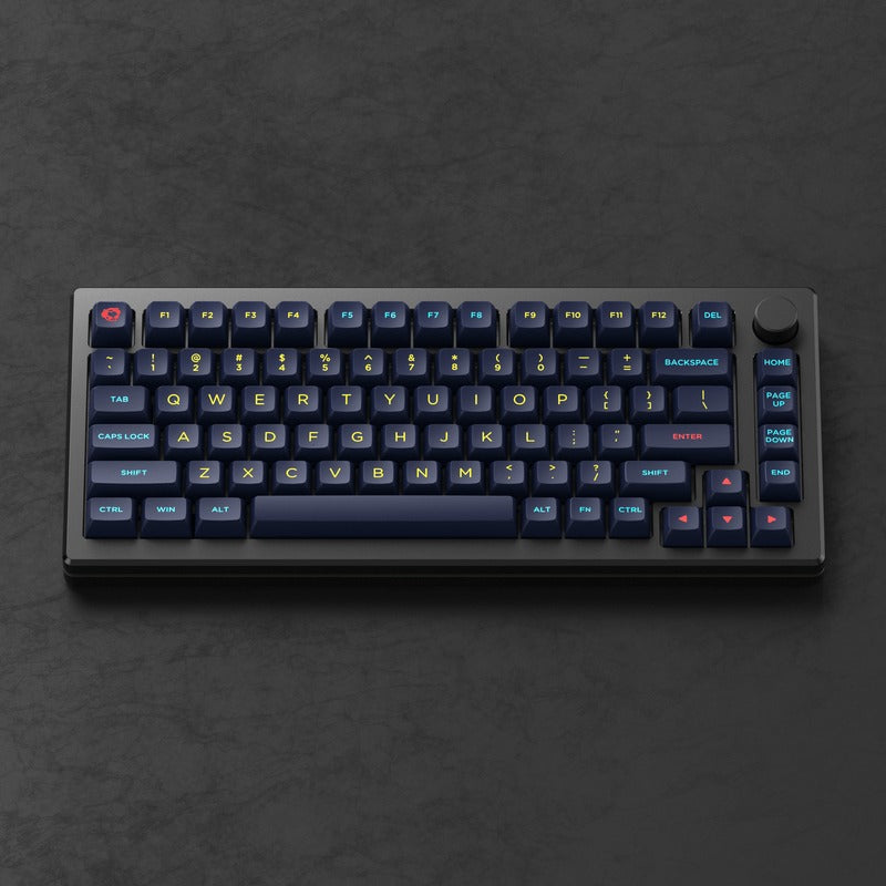Akko MOD 007B HE DIY Kit With OSA Keycap Set 187-Key Black (Akko Cream Yellow Magnetic Switch)
