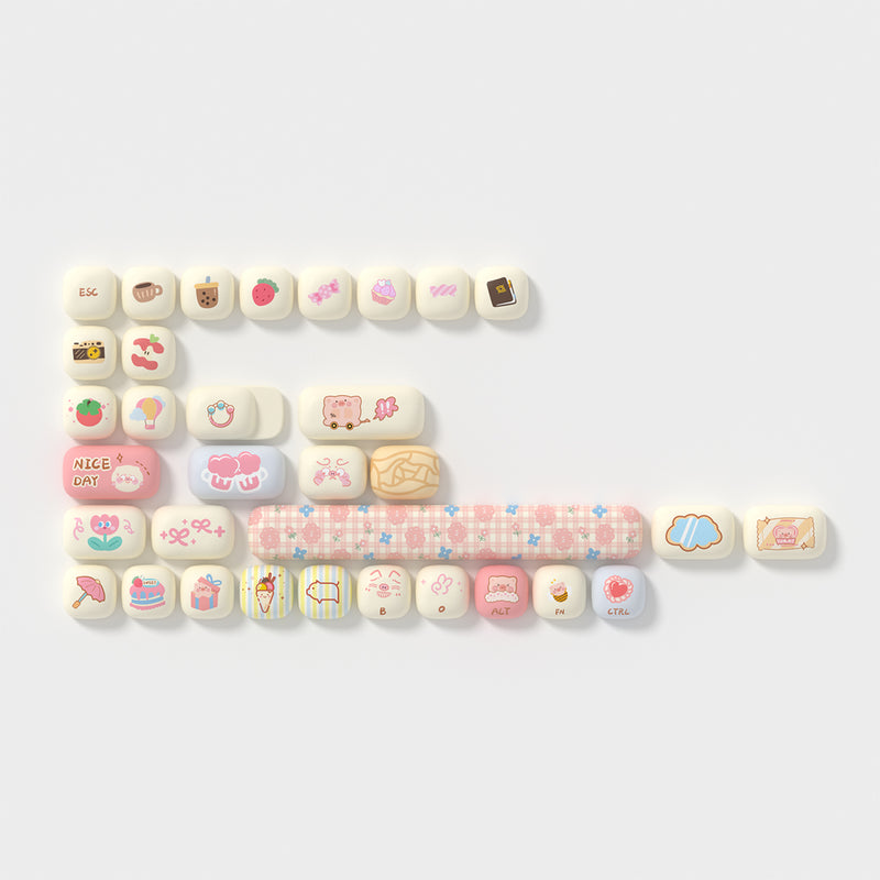 Akko Piggy Party Keycap Set MOG Profile 139 Keys | DataBlitz