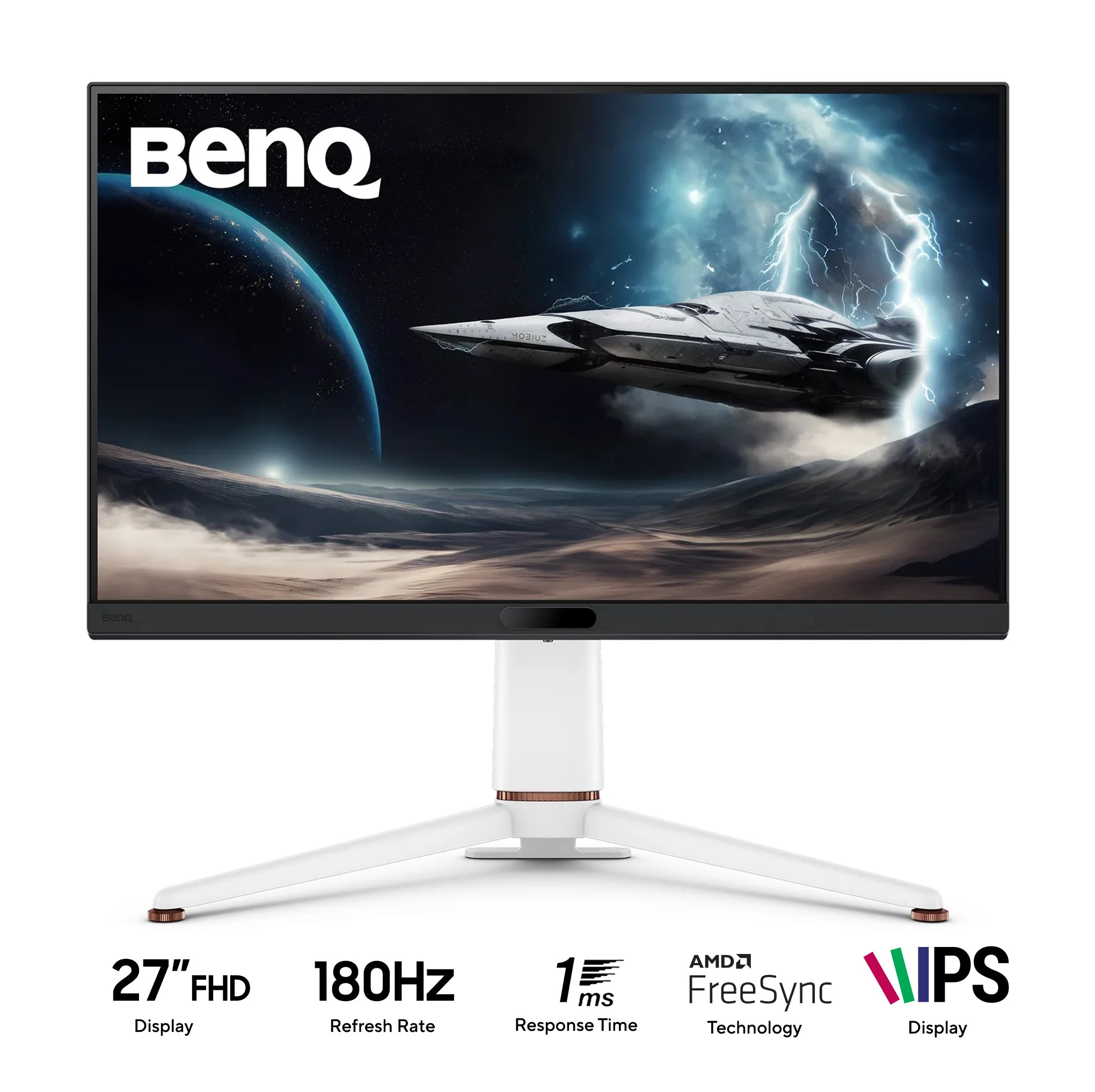 BENQ Mobiuz EX271Q 27" 2K (2560X1440) 180Hz 1ms GTG Display HDR400 Freesync Gaming Monitor