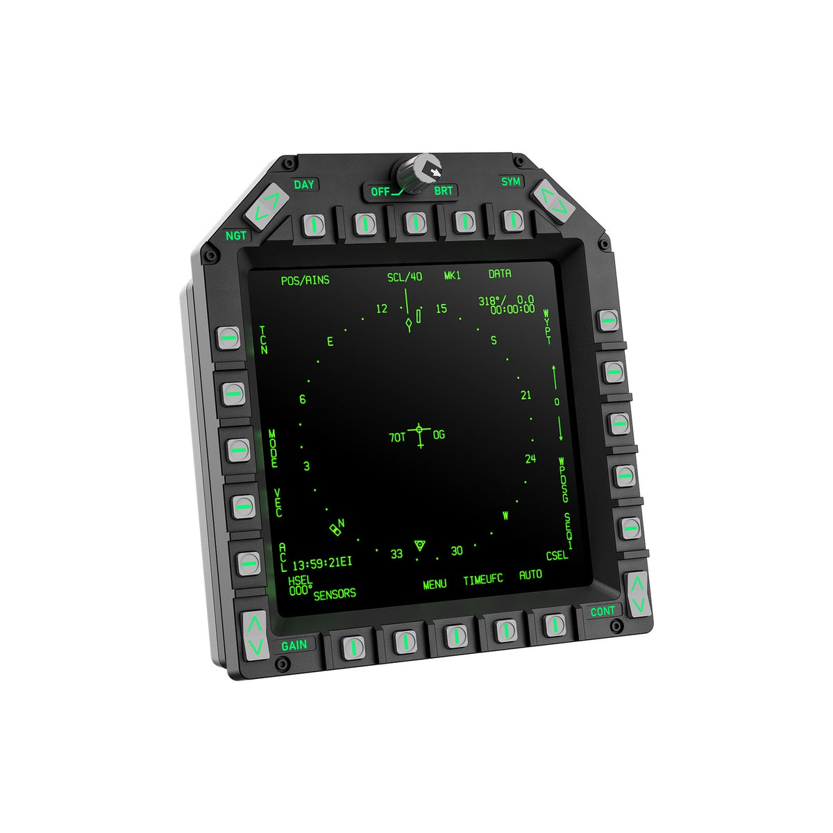 Moza Flight AMPCD Display Panel (AS028)