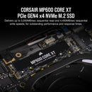 Corsair MP600 Core XT 1TB GEN4 PCIE X4 NVME M.2 SSD