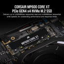 Corsair MP600 Core XT 1TB PCIe Gen4 x4 NVMe 1.4 M.2 SSD (CSSD-F1000GBMP600CXTR2)