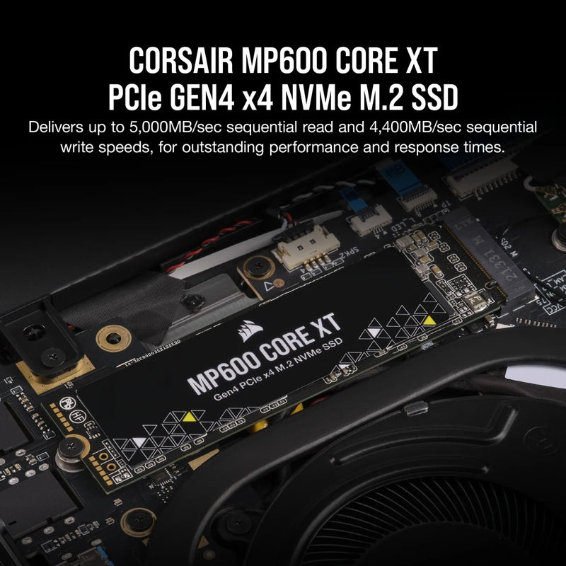 Corsair MP600 Core XT 1TB PCIe Gen4 x4 NVMe 1.4 M.2 SSD (CSSD-F1000GBMP600CXTR2)