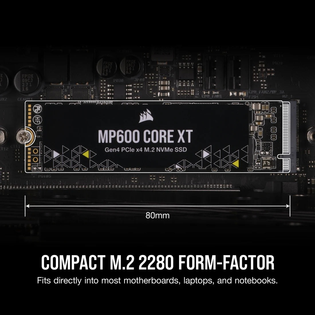Corsair MP600 Core XT 1TB PCIe Gen4 x4 NVMe 1.4 M.2 SSD (CSSD-F1000GBMP600CXTR2)