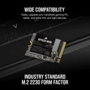 Corsair MP600 Mini 2TB PCIe Gen4 x4 NVMe M.2 2230 SSD (CSSD-F2000GBMP600MNR2)