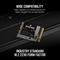 Corsair MP600 Mini 1TB PCIe Gen4 X4 NVME M.2 2230 SSD (CSSD-F1000GBMP600MN)
