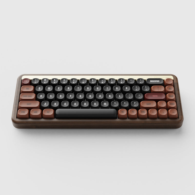 Akko MU01 Autumn Walnut Wood Case Multi-Mode RGB Hot-Swappable Mechanical Keyboard (Akko X TTC Demon Switch)