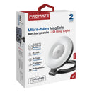 Promate Maghalo Ultra-Slim MagSafe Compatible Rechargeable LED Ring Light
