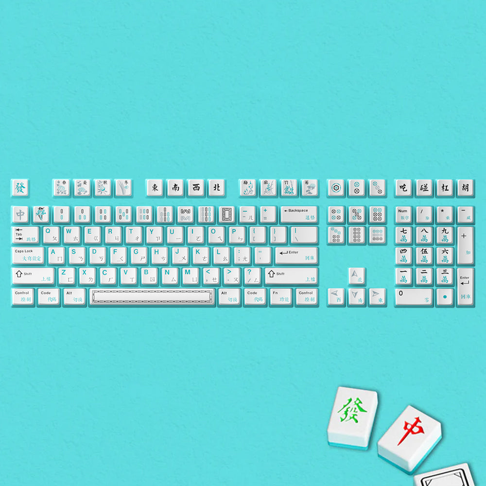 Akko Mahjong Keycap Set 108-Keys