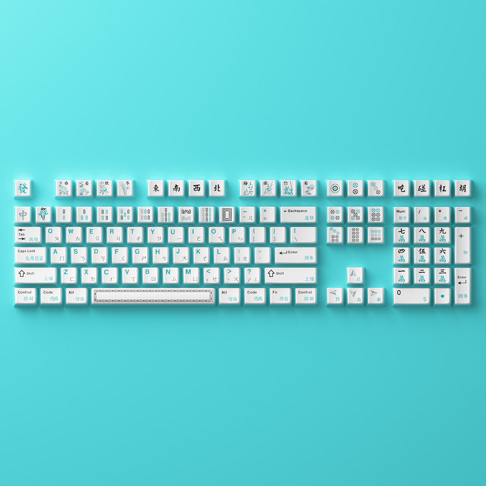 Akko Mahjong Keycap Set 108-Keys
