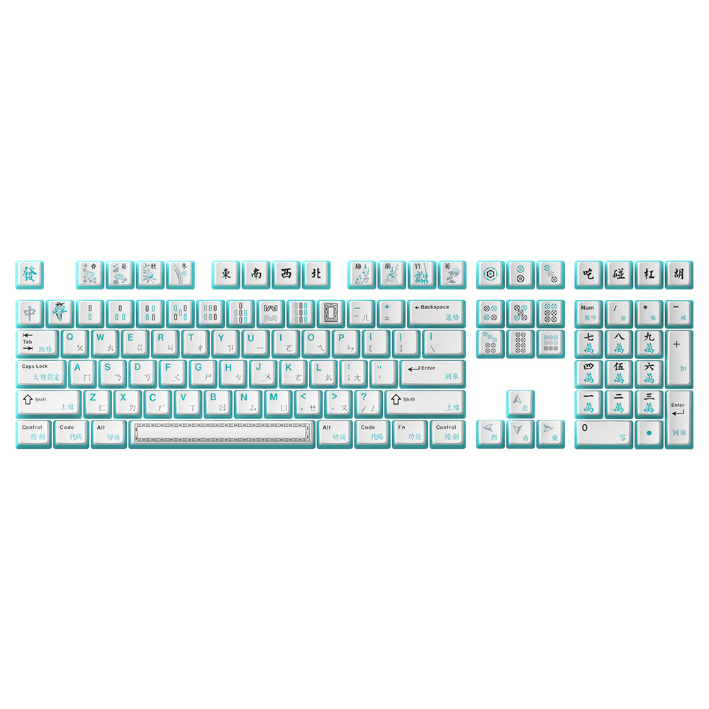 Akko Mahjong Keycap Set 108-Keys