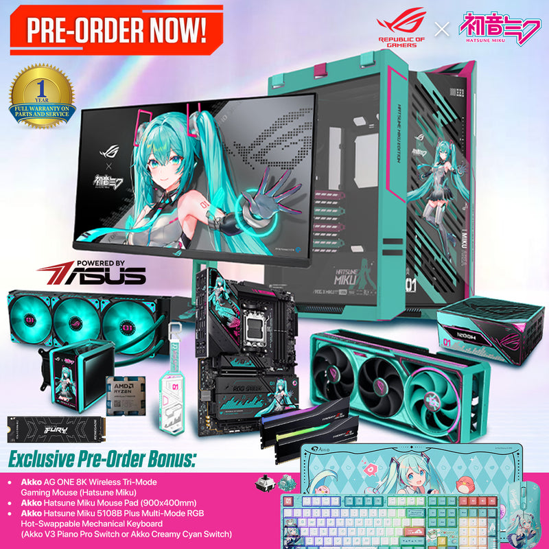 Powered by ASUS: Hatsune Miku Desktop Gaming PC Pre-Order