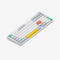 NuPhy Halo96 V2 QMK/VIA RGB Hot-Swappable 99-Key Wireless Mechanical Keyboard (Lemon Switch) (Iconic White)