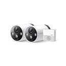 TP-Link Tapo C420S2 2K QHD Smart Wire-Free Security Camera System (2-Camera System)
